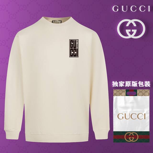 顶级版本 官网品质 古驰 Gucci 现货秒发 2024秋冬新款毛圈卫衣 搭配重工高端数码3D个性logo印花工艺，设计独特，做工细致完美高端定制 面料：采用4