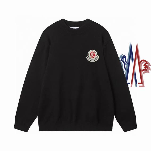 Moncler 蒙口 3标齐全，半高领毛衣，精品羊毛混纺毛衫 男女款高端定制臻品系列 隶属品牌高端主线 专利顶级纱线混纺 以创新来阐释常规款式 面料的配置更是颠