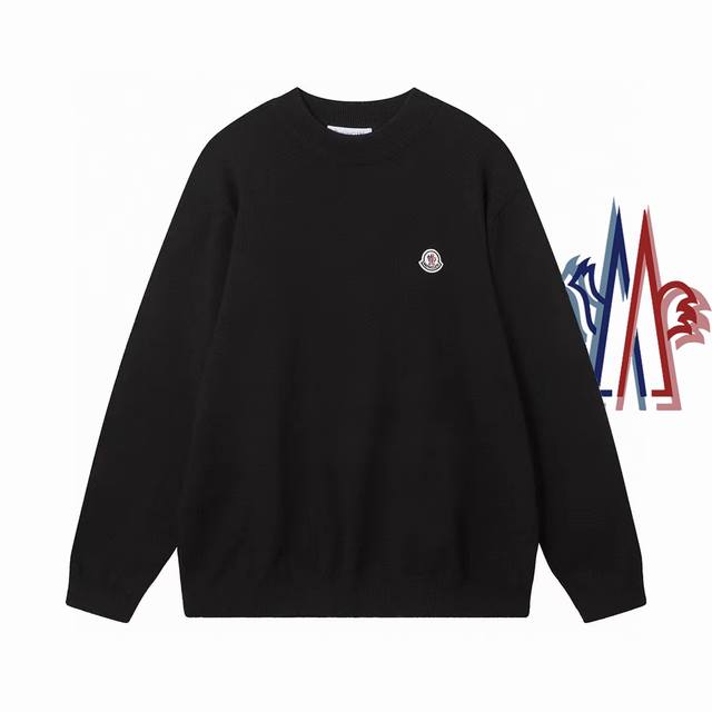 Moncler 蒙口 3标齐全，半高领毛衣，精品羊毛混纺毛衫 男女款高端定制臻品系列 隶属品牌高端主线 专利顶级纱线混纺 以创新来阐释常规款式 面料的配置更是颠