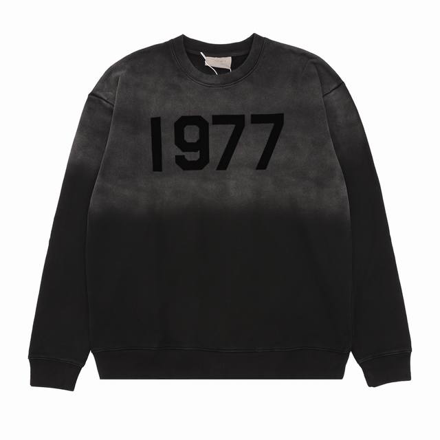 Fear Of God 渐变水洗植绒1977圆领卫衣 Size：S-L