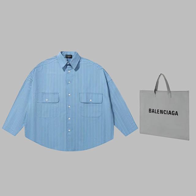 可配手提袋5 24秋冬设计师款新款巴黎 Balenciaga 竖条蝙蝠袖外套 立体纸飞机 点缀 全衣包边埋夹 Smlxl