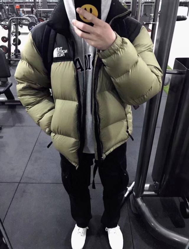 款号：G1189 The North Face北面1996款经典拼接羽绒棉服 北面拼接刺绣1996 棉服 经典款式 冲到过年 专柜一件难求 Ins 小红书快手微