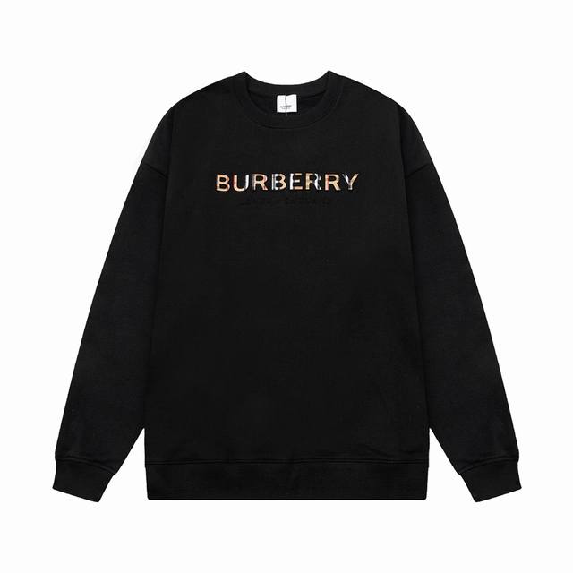 Burberry 巴宝莉 经典贴布凹凸压花 原版面料 官方同款 400克 圆领卫衣 同缸染面料 手感非常舒服 超级百搭好看 个性复古气质 男女都非常合适 吊牌 - 点击图像关闭