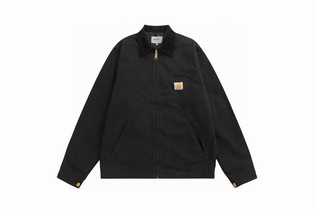 上新 款号：G228 Carhartt Wip卡哈特经典款底特律拉链夹克情侣款休闲工装外套 1面料采用全新环保型斜纹布料，轻度水洗感穿越久颜色越好看，非常优质的