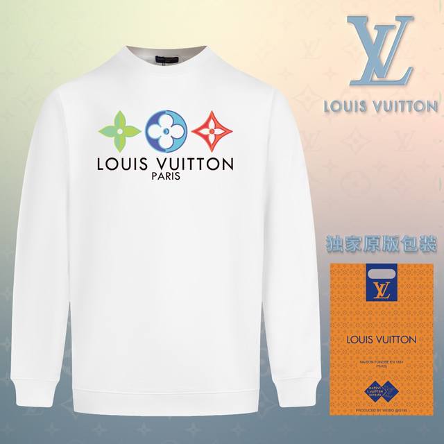 顶级版本 官网品质 路易威登 Louis Vuitton 现货秒发 2024秋冬新款毛圈卫衣 搭配重工高端数码3D个性logo印花工艺，设计独特，做工细致完美高