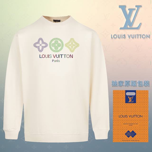 顶级版本 官网品质 路易威登 Louis Vuitton 现货秒发 2024秋冬新款毛圈卫衣 搭配重工高端数码3D个性logo印花工艺，设计独特，做工细致完美高