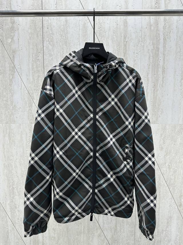 Burberry 24Fw双面条纹战马外套 Size：1 2 3 4