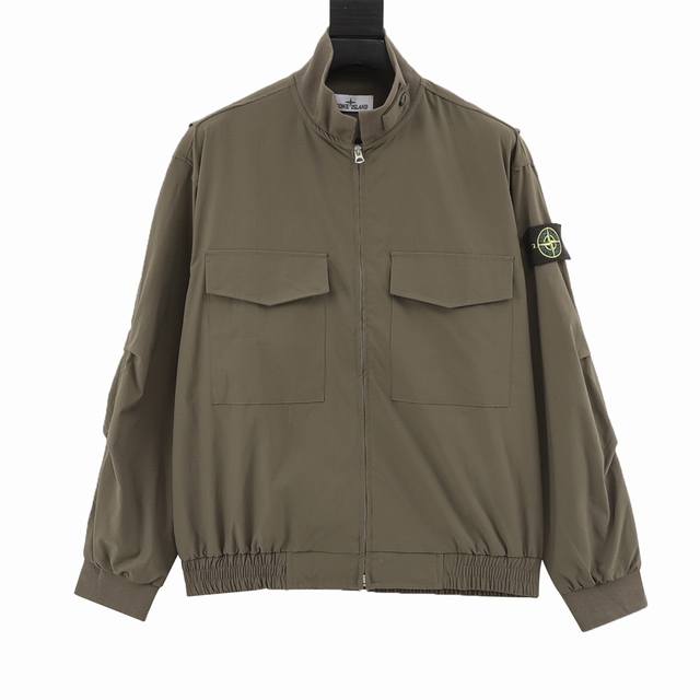 Stone Island 石头岛 机能立领冲锋衣拉链外套 为了还原ZP的一切质感今年团队历经数月最终出货。所有辅料还原ZP！高透层压织物Gore-tex仿水透气