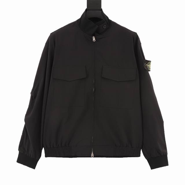 Stone Island 石头岛 机能立领冲锋衣拉链外套 为了还原ZP的一切质感今年团队历经数月最终出货。所有辅料还原ZP！高透层压织物Gore-tex仿水透气