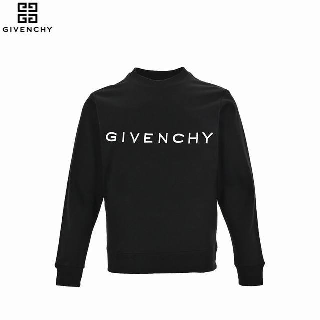 GVENCHY 纪梵希 24ss字母4G大标刺绣圆领卫衣 - 面料采用420克双股双纱定染纯棉毛圈面料 面布紧密干净 条杠清晰独特 肌理感强底部纹理清晰整齐 手