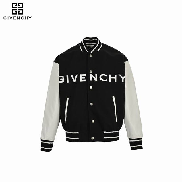 GIVENCHY纪梵希 贴皮字母绣花棒球服外套 - 高品质 Giv 官网同步 耐看又好穿 经典简约logo设计 原厂工艺一丝不苟定制 同缸染面料 手感非常舒服