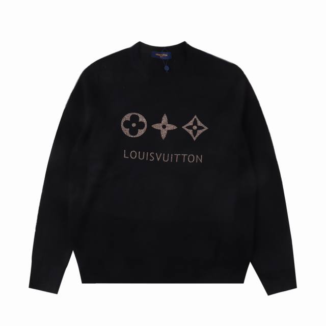 路易威登Louis Vuitton 经典款 闪晶烧花毛衣 size：XS-L