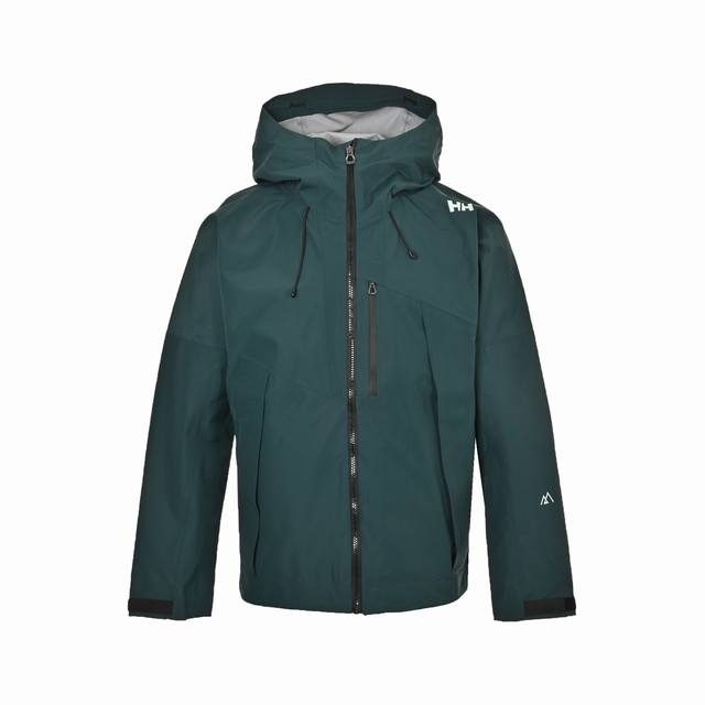 Helly Hansen HH 海丽汉森 硬壳冲锋衣外套 搭载专业防泼水面料的北欧品牌冲锋衣 设计线条简约流畅 机能型格尽显 该冲锋衣使用DERMIZAX面料