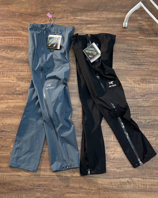 上新上新 现货m-xxl 始祖鸟硬壳拉链裤冲锋裤22FW Arcteryx Beta Pant始祖鸟全拉链长裤30116硬壳冲锋裤户外长裤 颜色：黑色 以太蓝