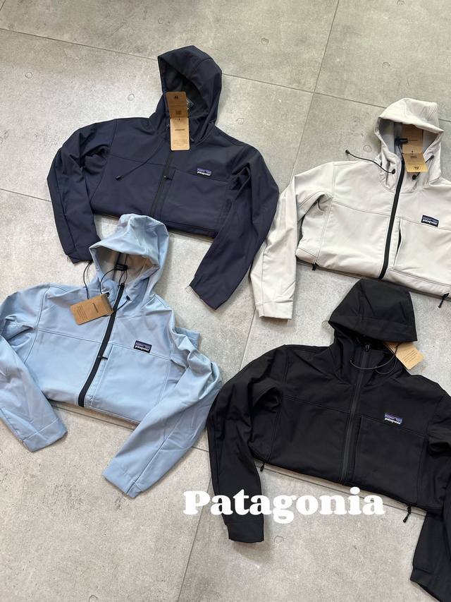 拿货 Patagonia 巴塔哥尼亚 专业户外拉绒软壳夹克外套防泼水 户外三防配置顶满 6条防水压胶拉链 门襟双侧压胶贯穿到领口 ，同时所有拉链头 均采用业内昂