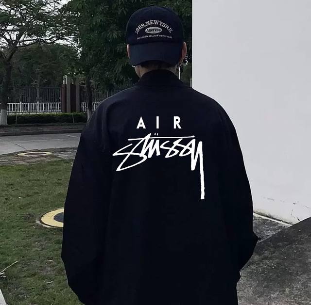 Stussy x Nike 斯图西联名耐克AIR夹克外套 高品质，做细节！ 官网发售款｜超级推荐｜超人气单品 -100% 原厂进口梭织面料 手感丝滑舒适 内衬稠