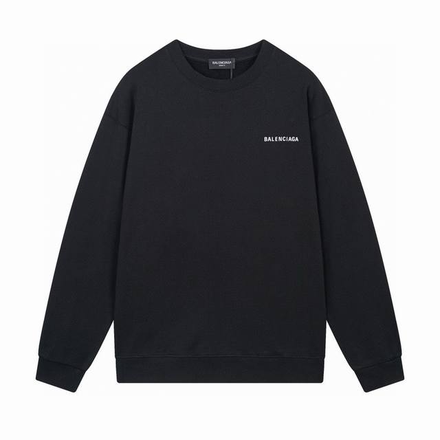 BALENCIAGA 巴黎世家2024 SS 前后经典字母印花圆领卫衣 本市场No.1的质量 真正天花板品质 全部原版开发注意细节图 避免被盗图商家混发 正确4