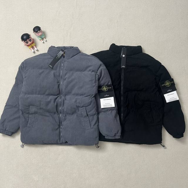 Stone Island 石头岛冬季新款灯芯绒高品质潮棉棉服 Stone Island 石头岛冬季新款灯芯绒高品质潮棉棉服实拍图独家款式 面料采用高品质涤纶防风