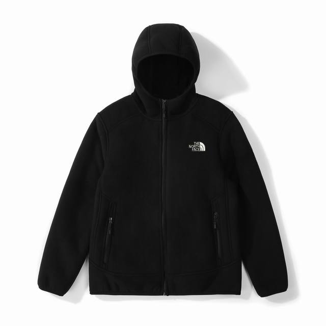 THE NORTH FACE TNF北面摇粒绒连帽外套 定制主标 辅料 水洗齐全 品牌刺绣标 原单品质 秋冬必入 甄选优质柔软亲肤摇粒绒面料 防风保暖 穿着舒适