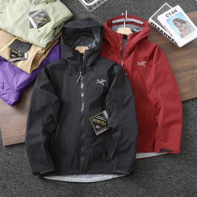 2024新款5色ARC’TERYX 始祖鸟beta lightweight Jacket 防水防风透气连帽休闲夹克外套 修身剪裁：Beta Light Weig