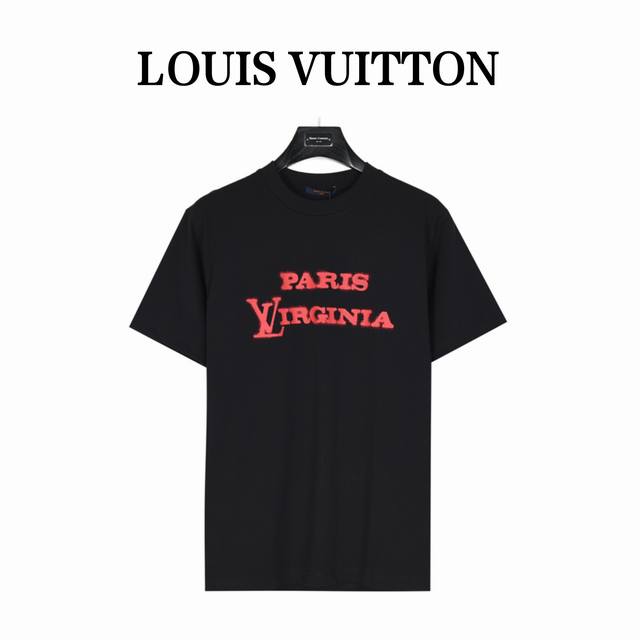 Louis Vuitton 路易威登 24ss 散点logo字母印花短袖T恤 024最新专柜款，散点基础款基础款印花工艺在胸前醒目呈现字母图案， 后背采用黄色L