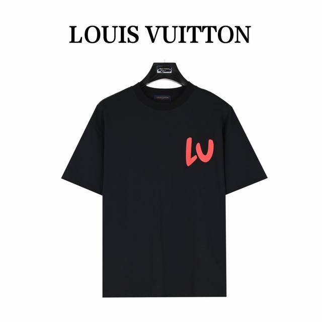 Louis Vuitton 路易威登 24ss 彩虹logo立体发泡印花短袖T恤 购入原版开模打造，全套定制辅料，所有细节完美还原 前幅胸口处logo发泡立体印