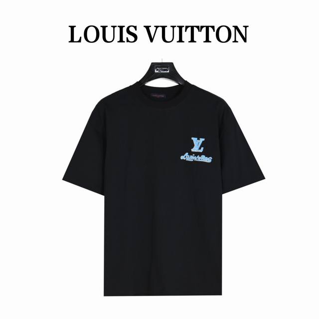 Louis Vuitton 路易威登 24SS 后背涂鸦logo发泡短袖T恤 面料采用高克重280g重精梳棉，定制1:1螺纹，面料舒适亲肤无异感， 制定染面料，