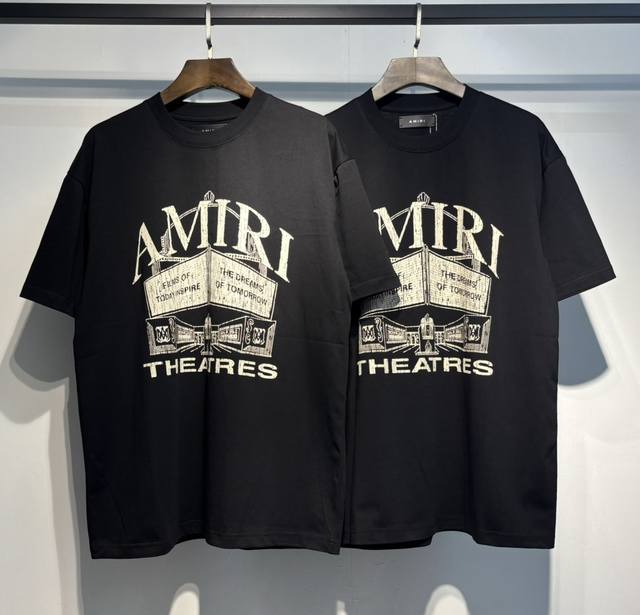 719款 AMIRI实拍 黑色 挂拍字母S. M. L. XL