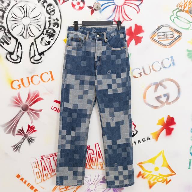 款号：8164-顶级版本 Louis Vuitton 路易威登 24ss pharrell williams x LV 24ss Damien马赛克菲董联名秋冬