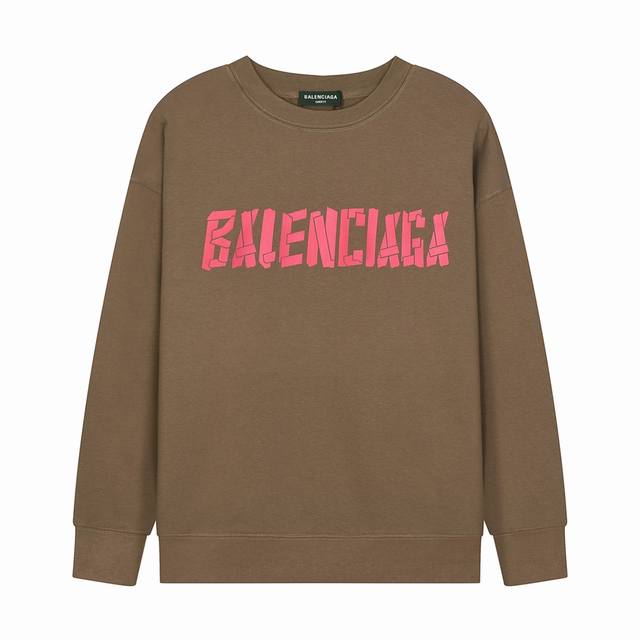 中山最高版 欢迎对比 BALENCIAGA巴黎世家 春夏2024SS 限定款粉色胶条字母 印花短袖T恤 购入原版开模打造，全套定制辅料，细节决定成败。 面料：规