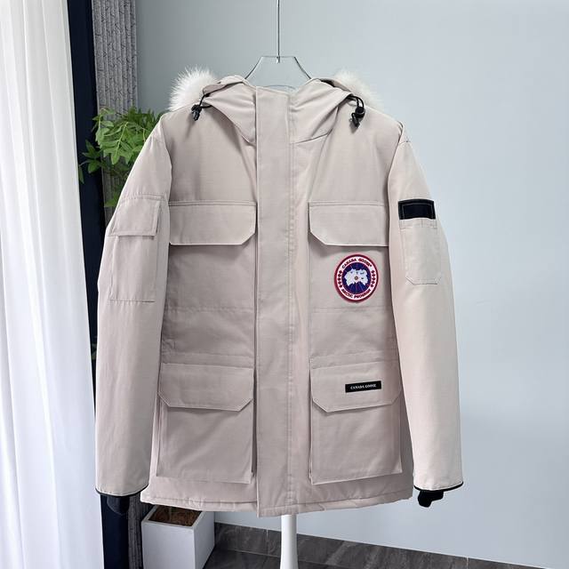 CANADA GOOSE｜加拿大鹅Expedition 派克大衣｜经典升级 新08款 颜色：石墨灰、米白色、黑色、粉色、藏青色、天蓝色、红色、大白、天青色、灰迷