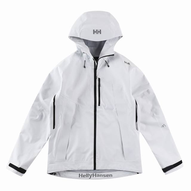 HELLYHANSEN 海丽汉森 HH H2硬壳冲锋衣 搭载专业防泼水面料得北欧品牌冲锋衣 设计线条简约流畅 机能型格尽显 这款冲锋衣来自专业户外品牌，挪威的H