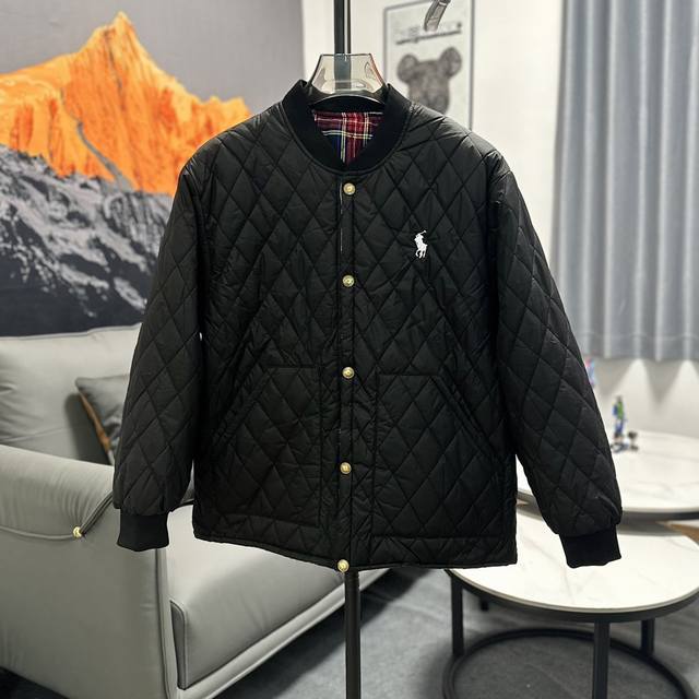 高品质｜经典之作 拉夫劳伦棉服外套，拉夫劳伦外套 Ralph Lauren 拉夫两面穿棉衣 今年冬天第一件两面穿棉服M！！！可以双面穿就是很绝啊！另一面就是配